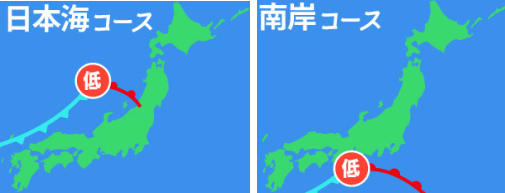 春の低気圧 春の低気圧