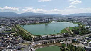 狭山池ダム（画像）